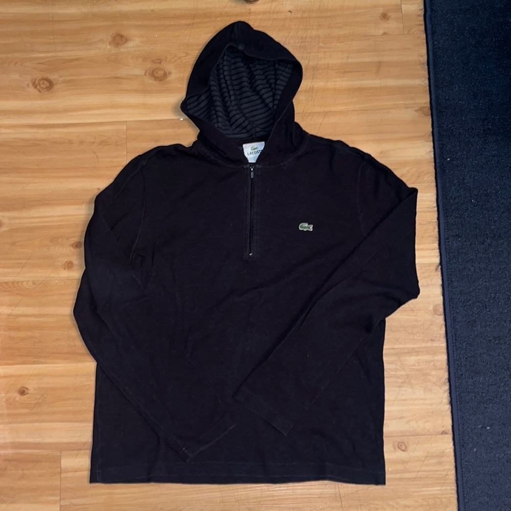 Lacoste quarter zip hoodie size 6 (medium-ish)